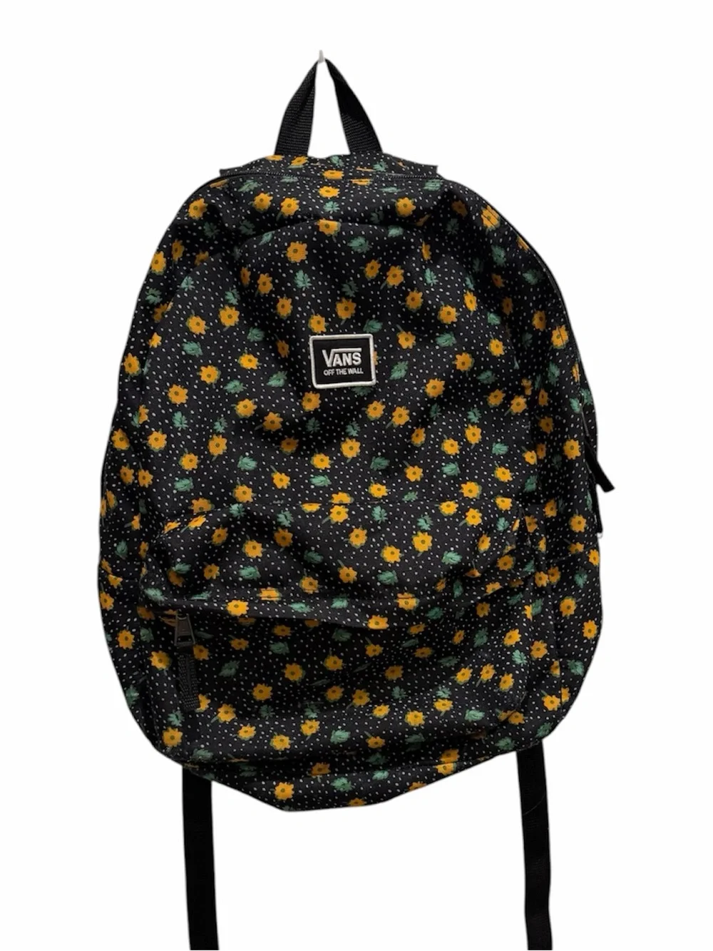 Vans Realm Classic Backpack School Bag Laptop Floral Black Multi